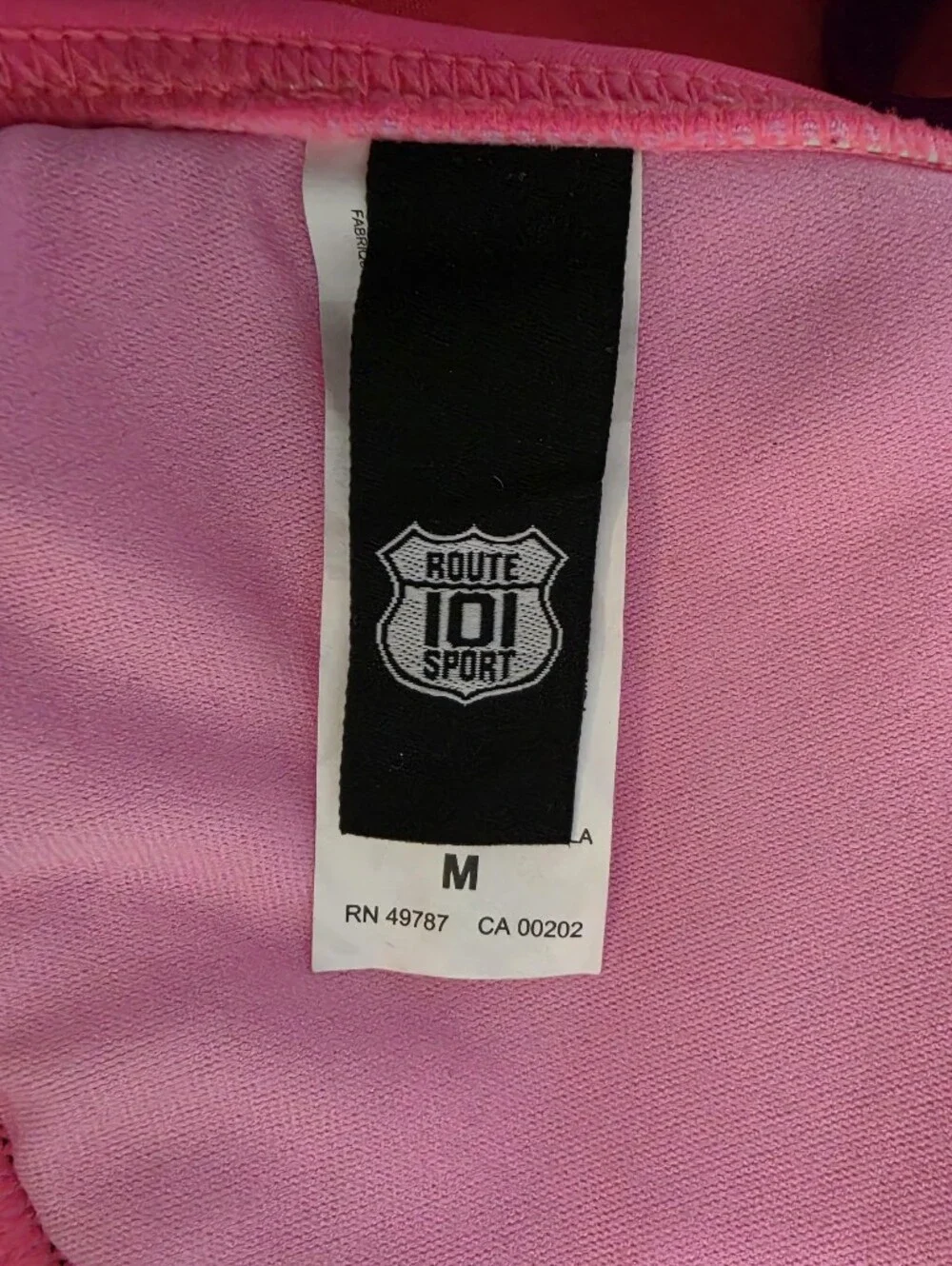 Route 101 Sport Bikini Top Neon Pink Triangle Pink Size M - Picture 2 of 16